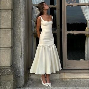 83. Commense Elegant Cream Dress
